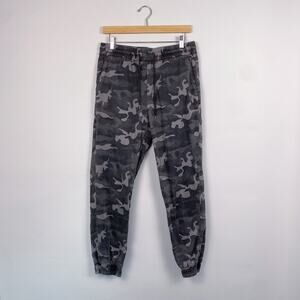 RD Style Gray Camo Joggers Large
